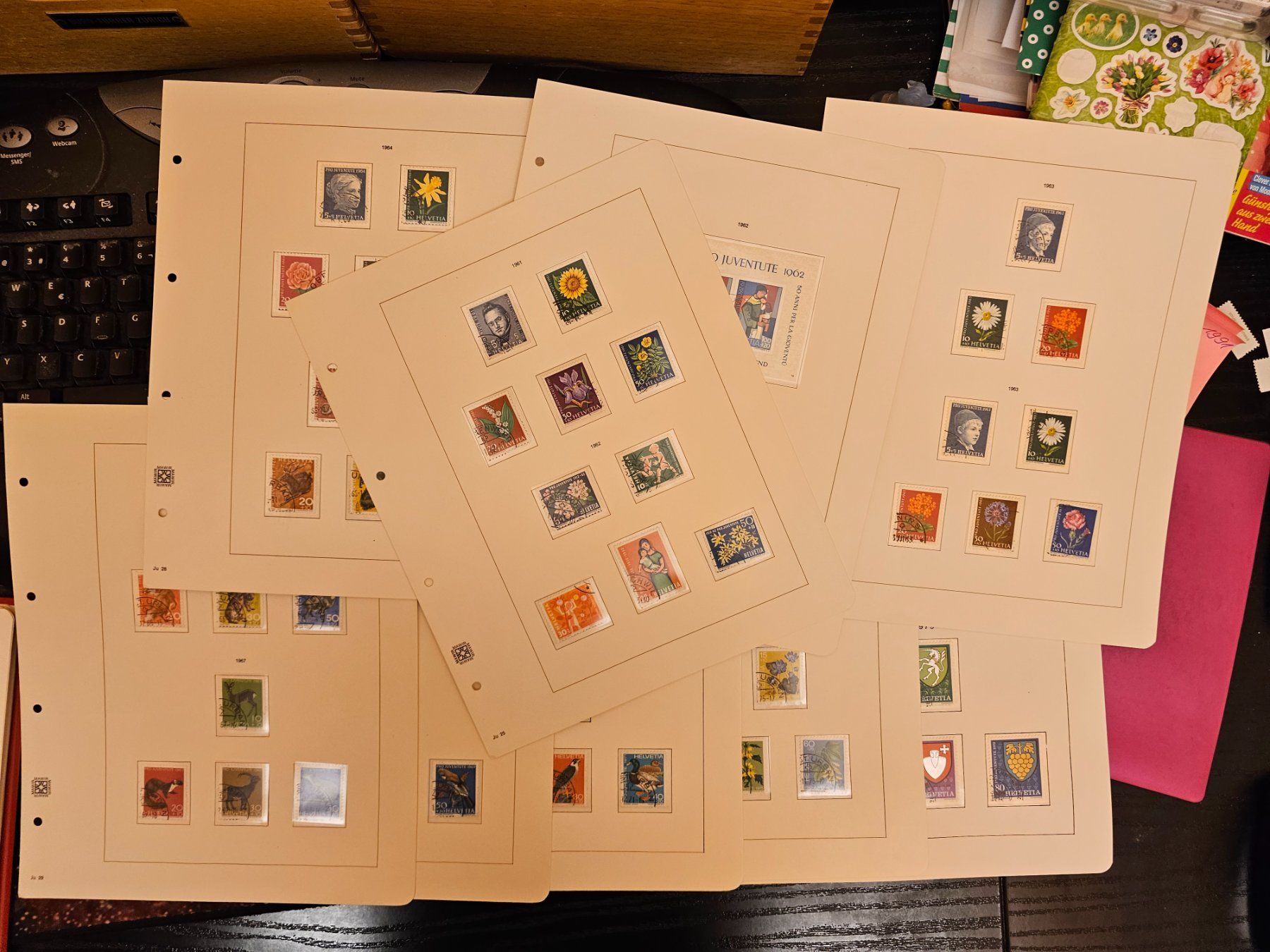 Alle Briefmarken: CH PRO JUVENTUTE AB 1913 - 2006 GEST. – Gebraucht aus Dintikon von bonita099 2