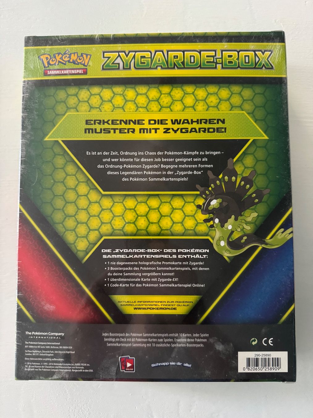 Pokémon Carte collezionabili: Zygarde-Box – Nuovo e nell'imballaggio originale da Schachen LU venduto da danb86 1
