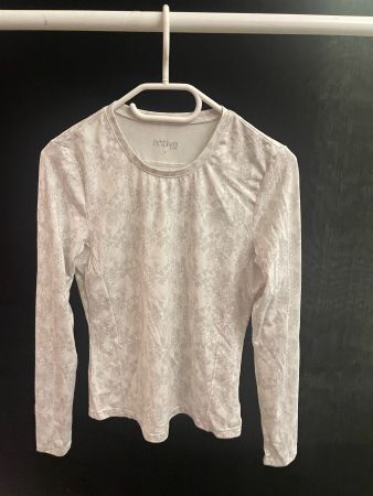 Active Shirt, Langarm, Grösse S, Weiss, Neuwertig!