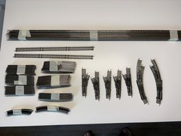 Minitrix/Rocco Schienen und Weichen Spur N,Topzustand