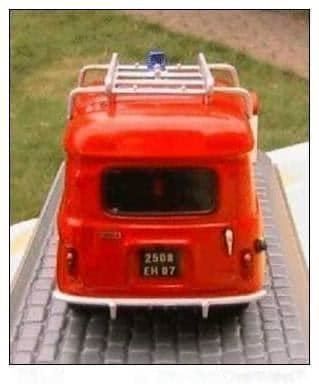 Renault Modellini d'auto: Renault 4 Fourgonnette "Sapeurs Pompiers D' Annonay 1963" – Nuovo e nell'imballaggio originale da Gerlafingen venduto da espero88 5