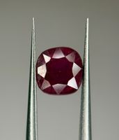 Ab 1 Fr. - 3.26 ct natürl. Rubin Edelstein mit Zertifikat
