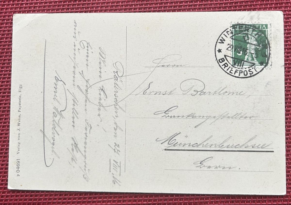 Cartoline postali: Elgg Brücke beim Bahnhof  – Usato da Horw venduto da Tellbub 1