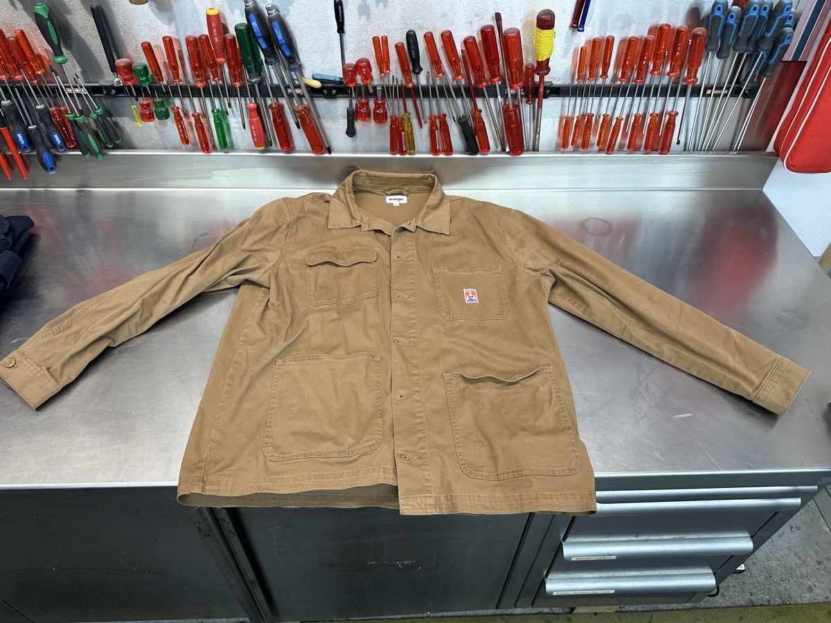 Giacche: Wrangler Casey Chore Jacke braun – Usato da Schwende venduto da weesli