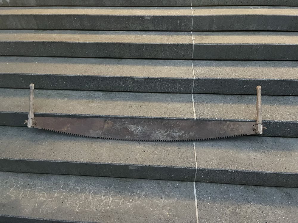 Antike Zweimannsäge - Schrotsäge 170cm | Kaufen auf