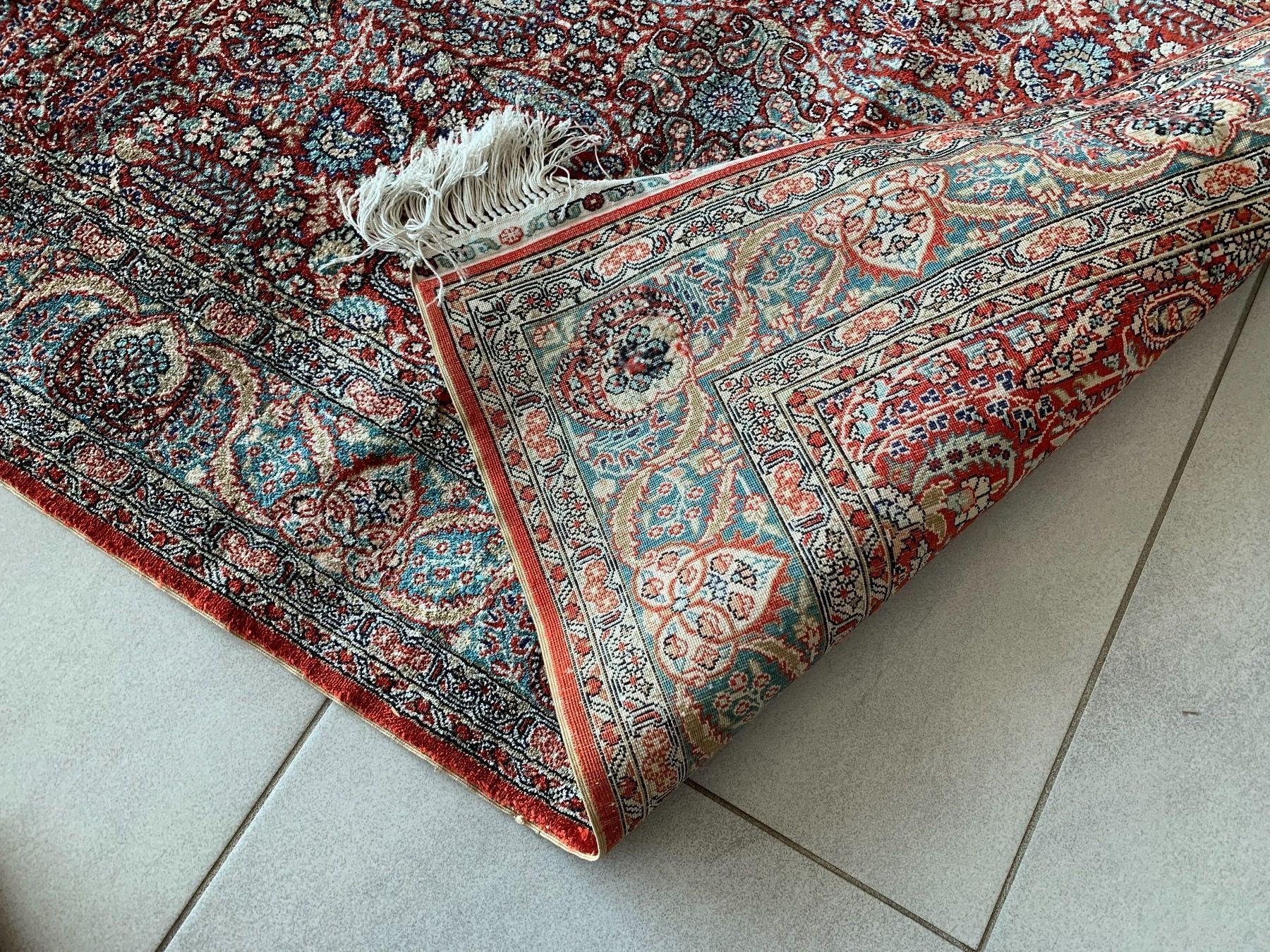 Tappeti: Wunderschöne SeideTeppich Läufer – Usato da Lanzenhäusern venduto da vic63 5