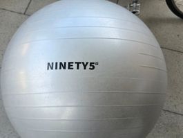 Sitzball 60cm Silber