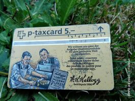 TAXCARD Telefon Karte / Räumung KELOGGs
