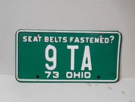 Nummernschild USA OHIO