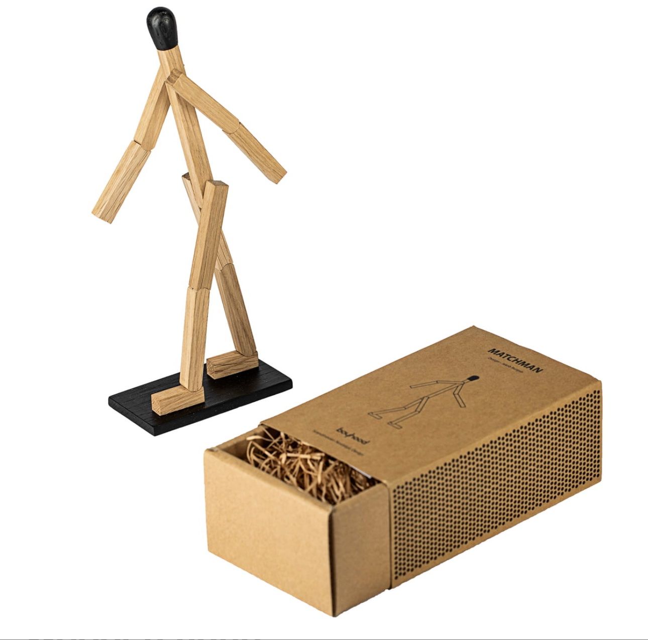 Statuette: Boyhood - Holz Match Man Small -  NP 69,- – Nuovo e nell'imballaggio originale da Meilen venduto da tresor009 1