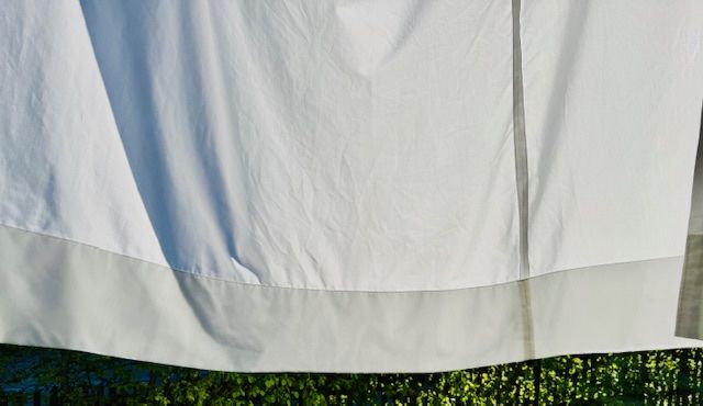 Tende: Weisse Tagesvorhänge in Baumwolle – Usato da St. Gallen venduto da Bt5 3
