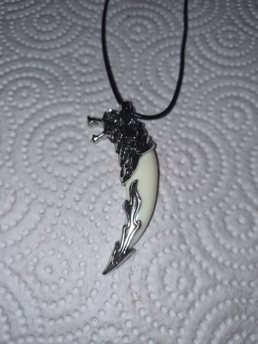 Ketten: Collier corne tete de loup – Neu (gemäss Beschreibung) aus Senèdes von hen_fw8b 1