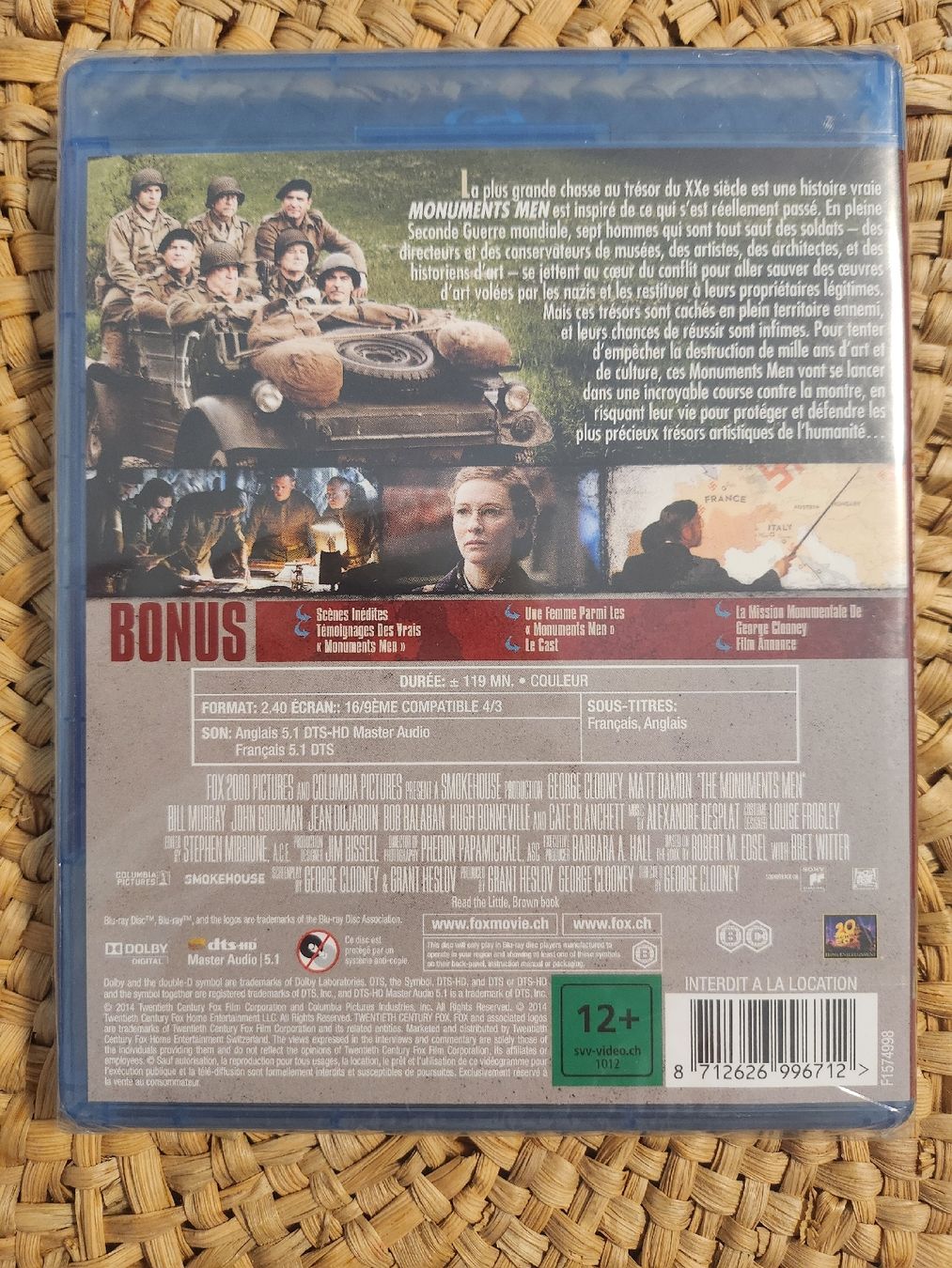Alle DVDs: Blu-ray Monuments Men – Neu und originalverpackt aus Martigny von Nkreiss 1
