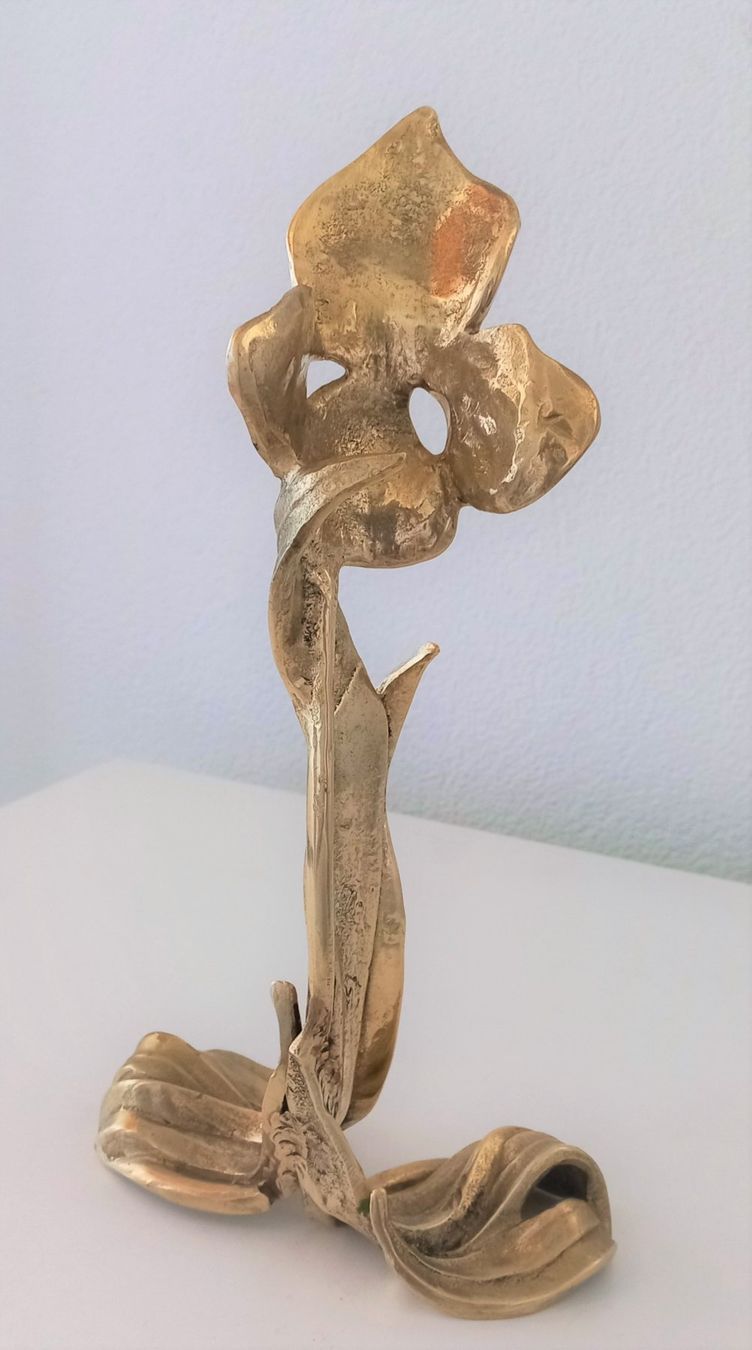 Sculture & Statue: Art Déco antike Messingskulptur Iris – Usato da Bévilard venduto da Orscha 3