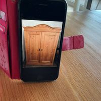 Biedermeier Holz-Schrank