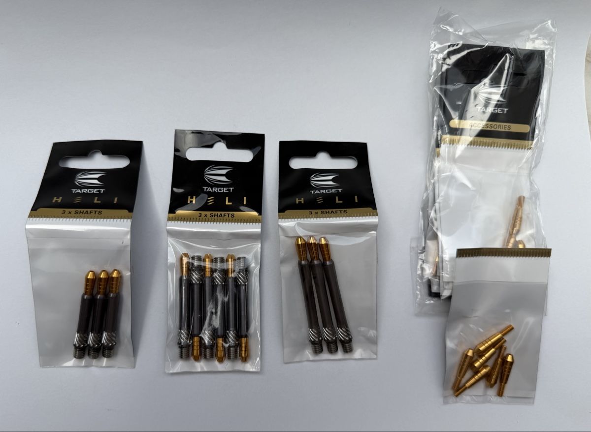 Freccette: Target Heli Ti Black Schaft – Nuovo e nell'imballaggio originale da Zürich venduto da Syossmen 1