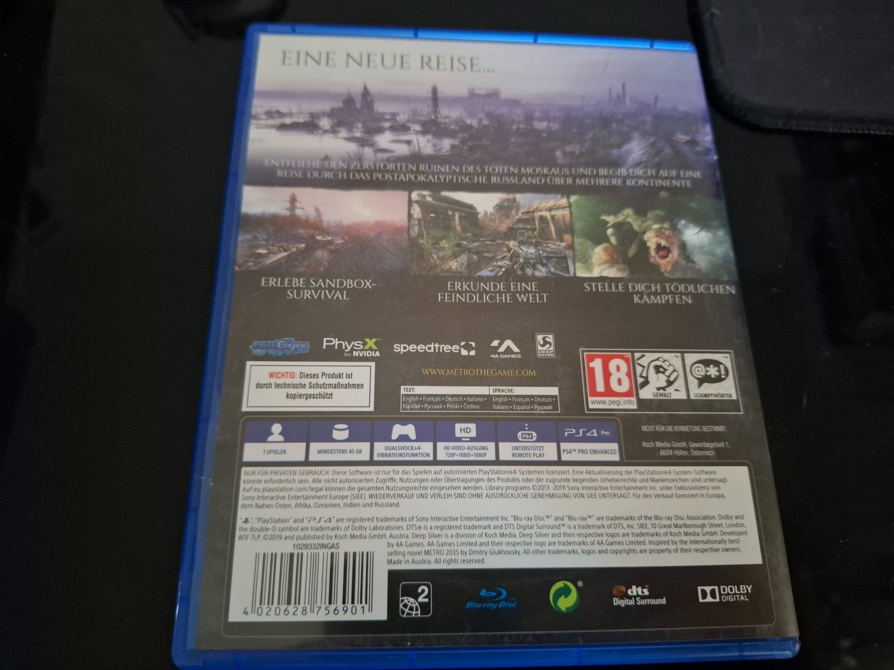 Jeux: Metro Exodus – D'occasion à Frauenfeld par Frankenstein01 1
