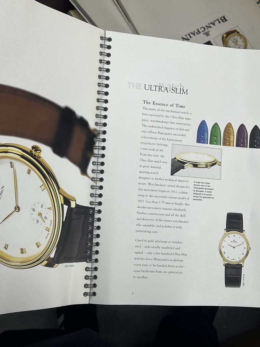 Bücher: Blancpain Katalog von 2000 – Gebraucht aus Wettingen von NickInc 6
