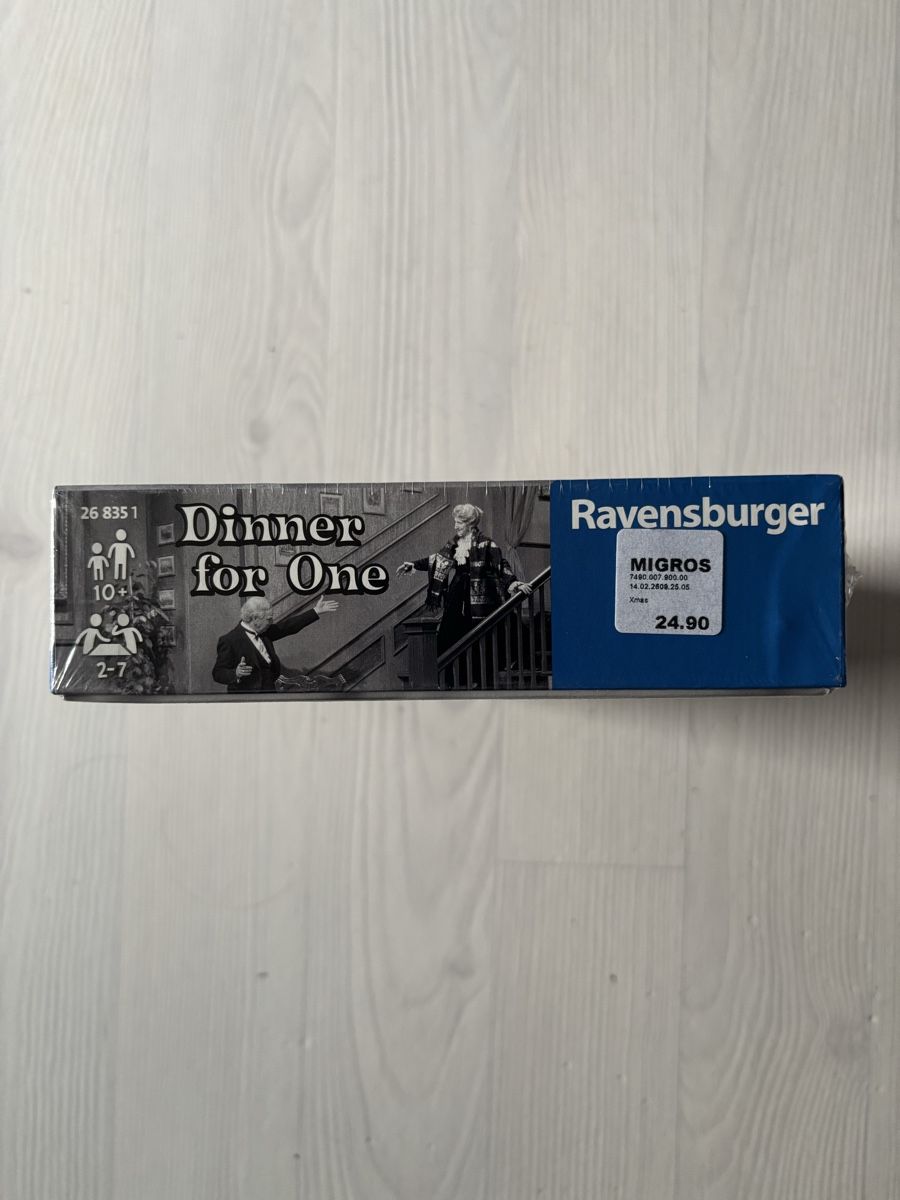 Jeux: Gesellschaftsspiel Dinner for one – Neuf avec emballage d'origine à Koppigen par rwnr 1