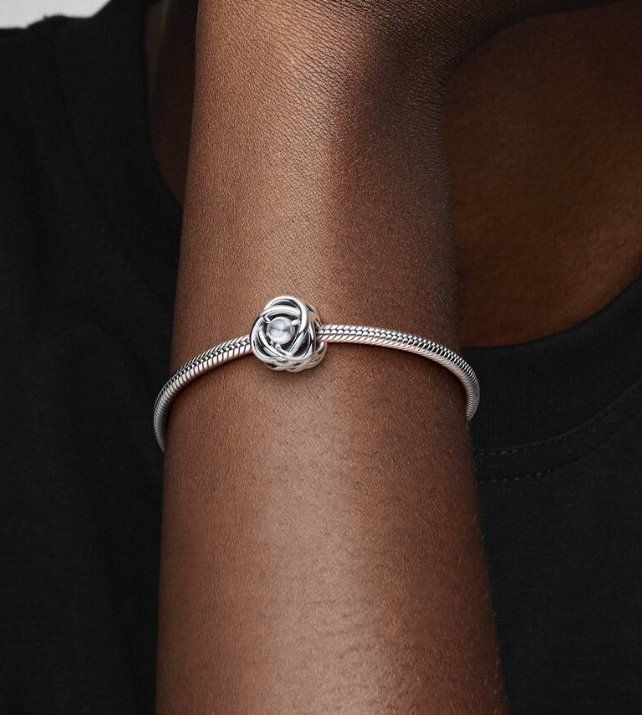Pandora Anhänger: Original Pandora April Birthstone Eternity Circle Charm – Neu (gemäss Beschreibung) aus Rheinfelden von Boutique_Luxe 2