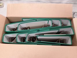 10 Stk Biella Ordner A5 Plasticolor 4cm grün