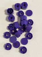 LEGO  -  Violett -  RUNDSTEINE