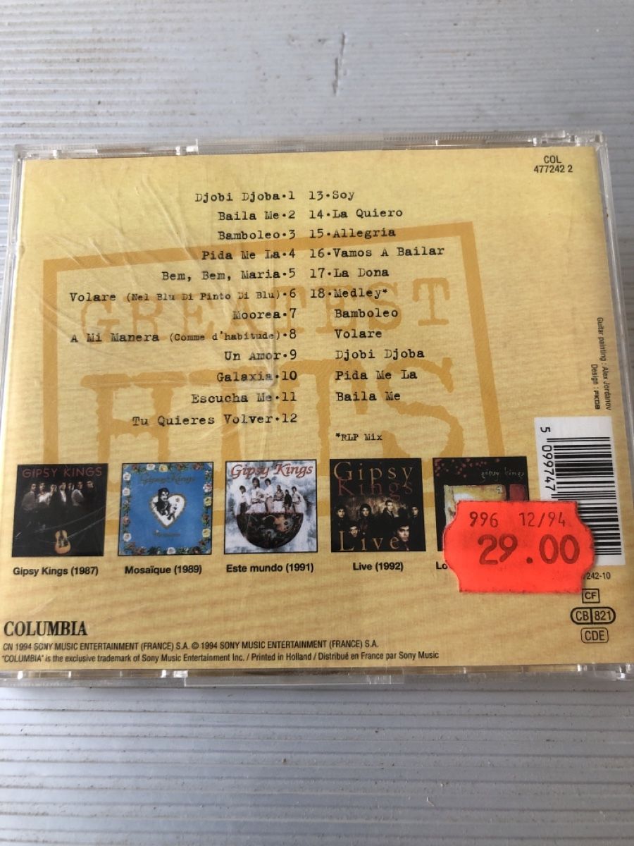 CD: Gipsy Kings - Greatest Hits – Usato da Flaach venduto da rubo7 1