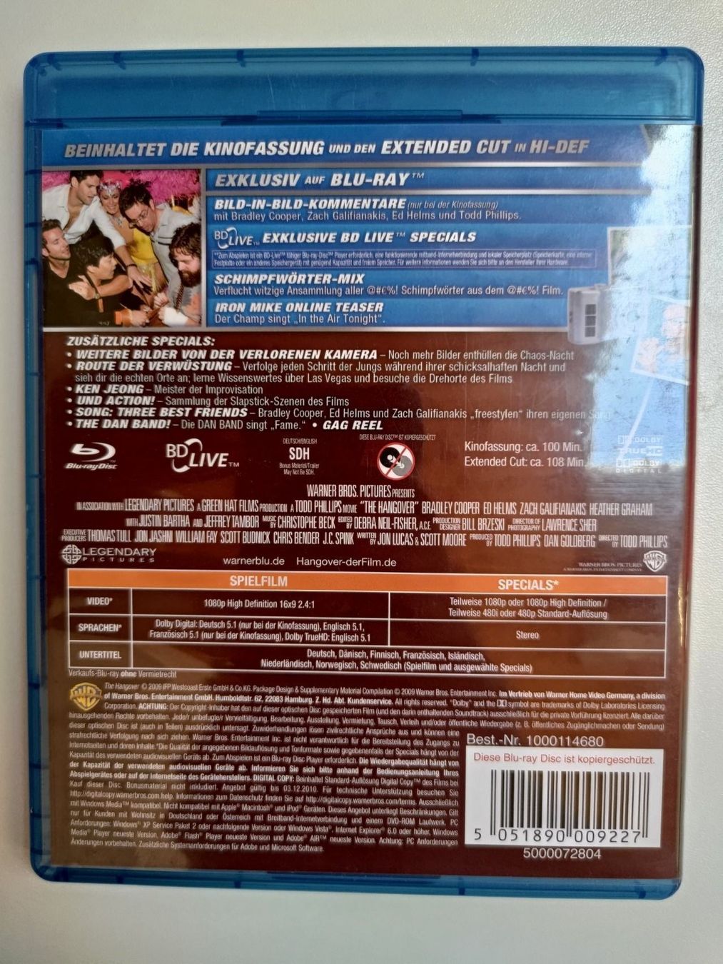 Tutti i DVDs: HANGOVER Extended Cut – Usato da Liestal venduto da Kratzilla 2