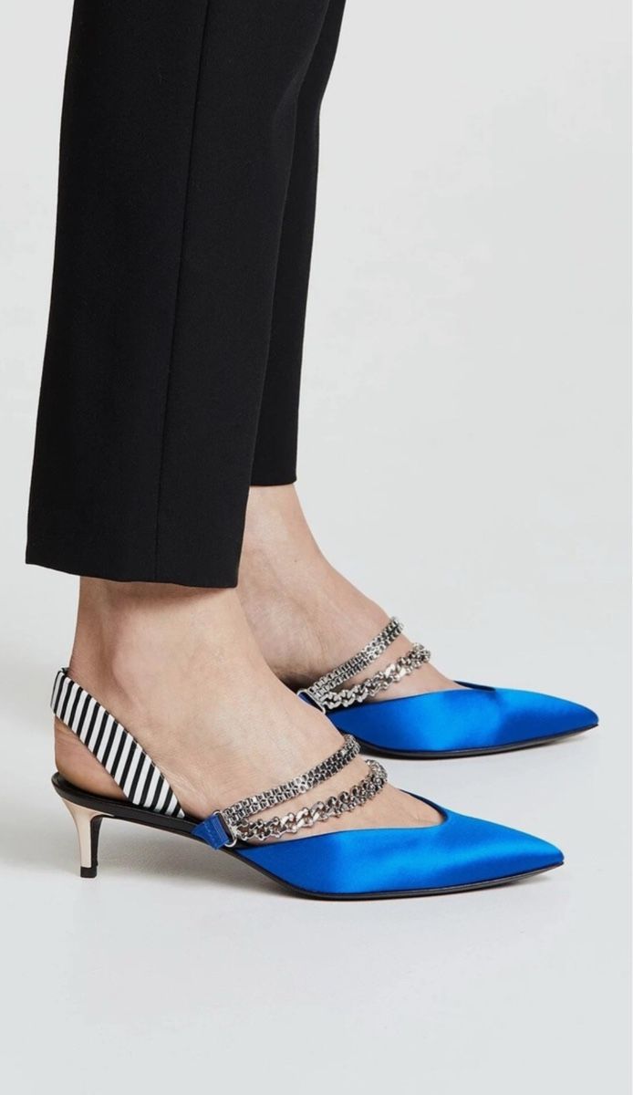 Scarpe da donna: NEW Self-Portrait Slingback Kitten Heels 37 Size – Nuovo e nell'imballaggio originale da Neuchatel venduto da Mia_G