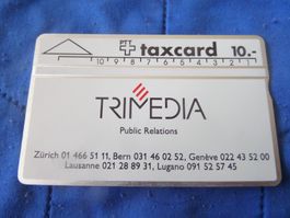 PTT Taxcard Trimedia Public Relations, selten, Top!
