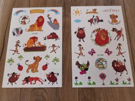 Disney König der Löwen Lion King Bambi Kinder Tattoo 2 Stück