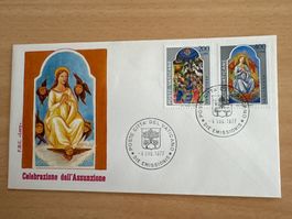 Vatikan Briefmarke, Ersttagsbrief Assunzione 1977, Top!