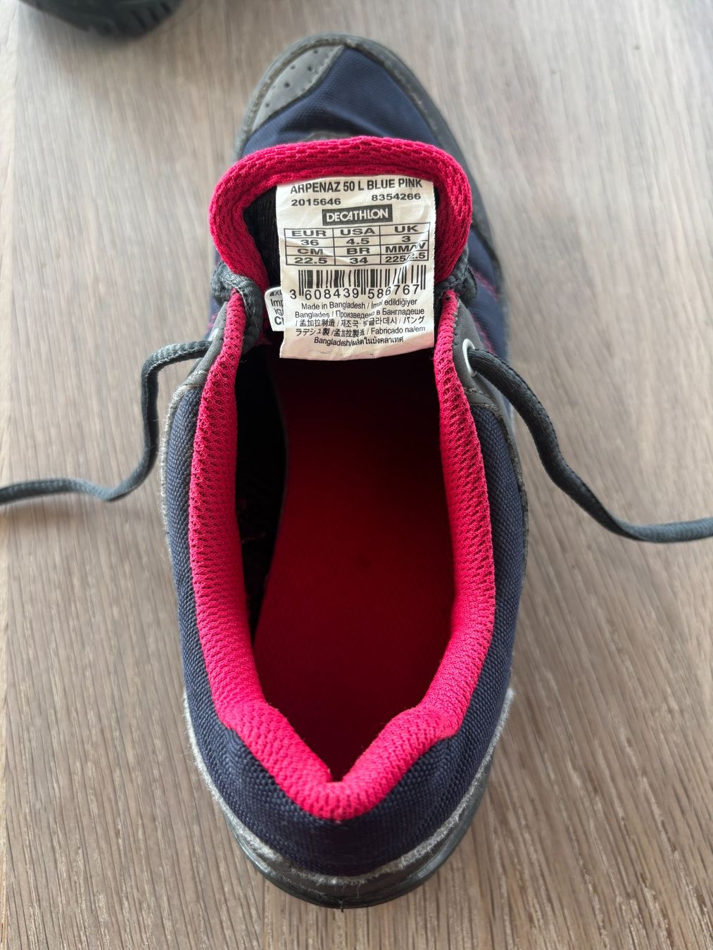 Decathlon Scarpe per ragazze: Paire de chaussures de marche p. 36 Quechua – Usato da Pully venduto da Fictikalli 4
