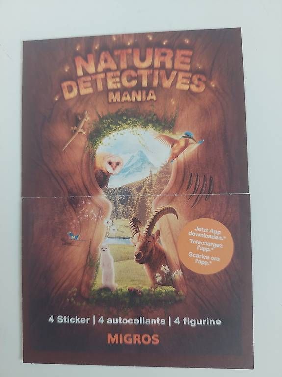 Migros Carte collezionabili: Nature Detectives Mania Sticker – Usato da Embrach venduto da pz78