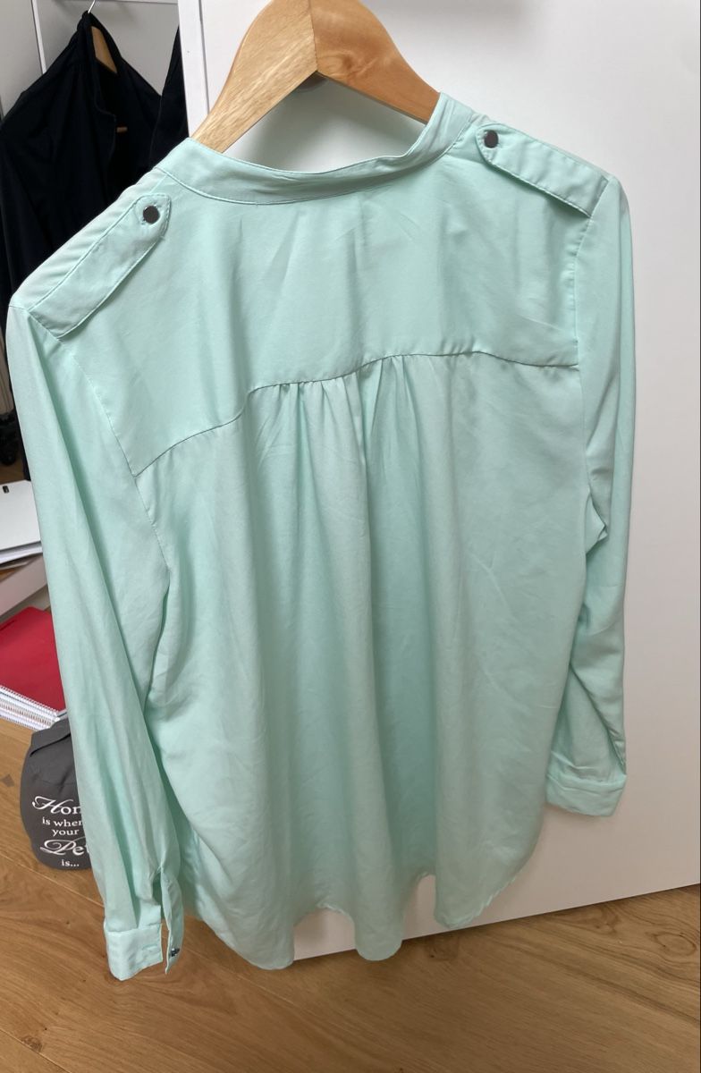 Camicette: JUNAROSE Bluse, helles Mintgrün, Gr. 44, neuwertig! – Nuovo (secondo la descrizione) da Aristau venduto da cherry-berry 3