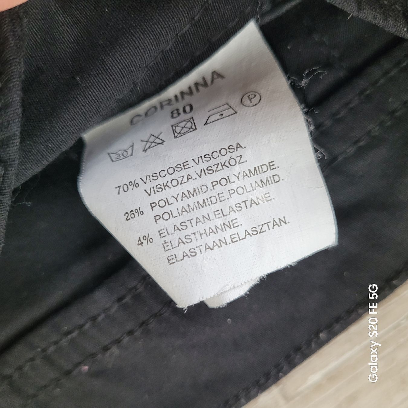 Pantaloni: schwarze schöne Freizeithose 38 – Usato da Niederbuchsiten venduto da klengyel 3