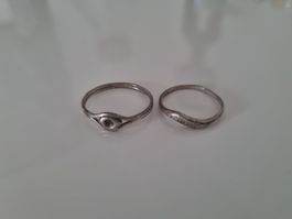 Ring silber 2x