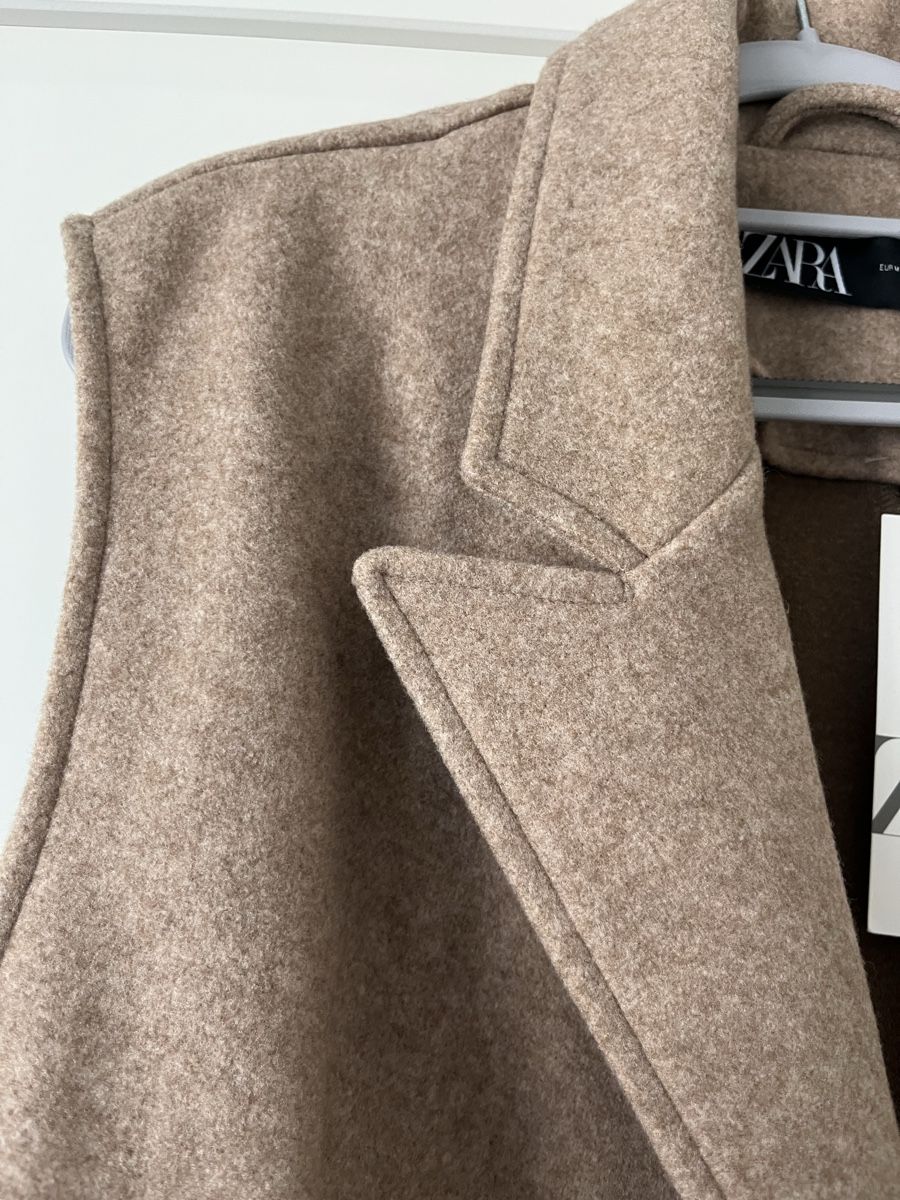 Zara Gilet & Giacche senza maniche: Lange taillierte Weste – Nuovo e nell'imballaggio originale da Allschwil venduto da eyl_bb8q 2