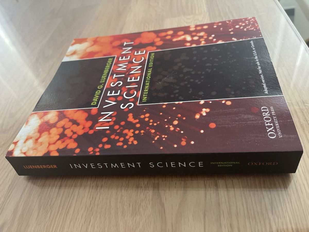 Libri: Buch: Investment Science, David Luenberger – Nuovo (secondo la descrizione) da Zug venduto da amolution 2