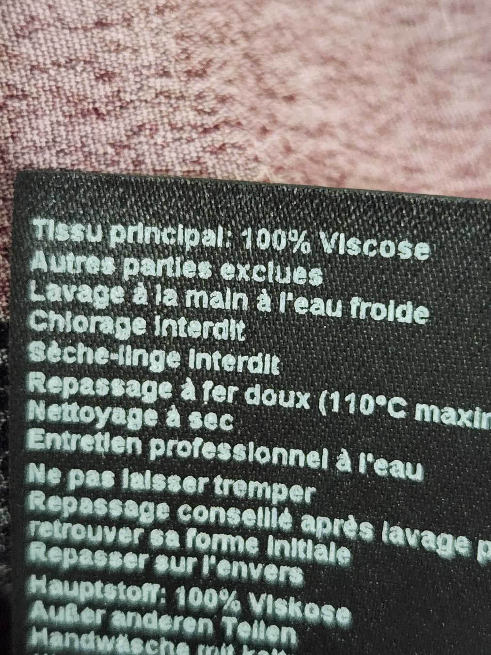 Ba&Sh Vestiti: Robe Ba&sh imprimée bordeaux taille 1( S/M) – Usato da Niedergösgen venduto da Eva2410 8
