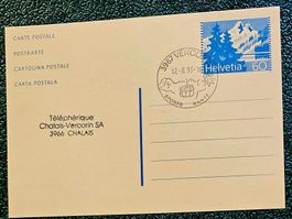 Ganzsache mit Sst VERCORIN (VS)  17.8.93