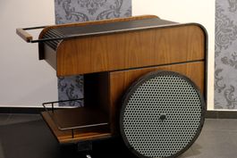 "Trink" Design Barwagen Studio Caramel /Kann Design Nussbaum