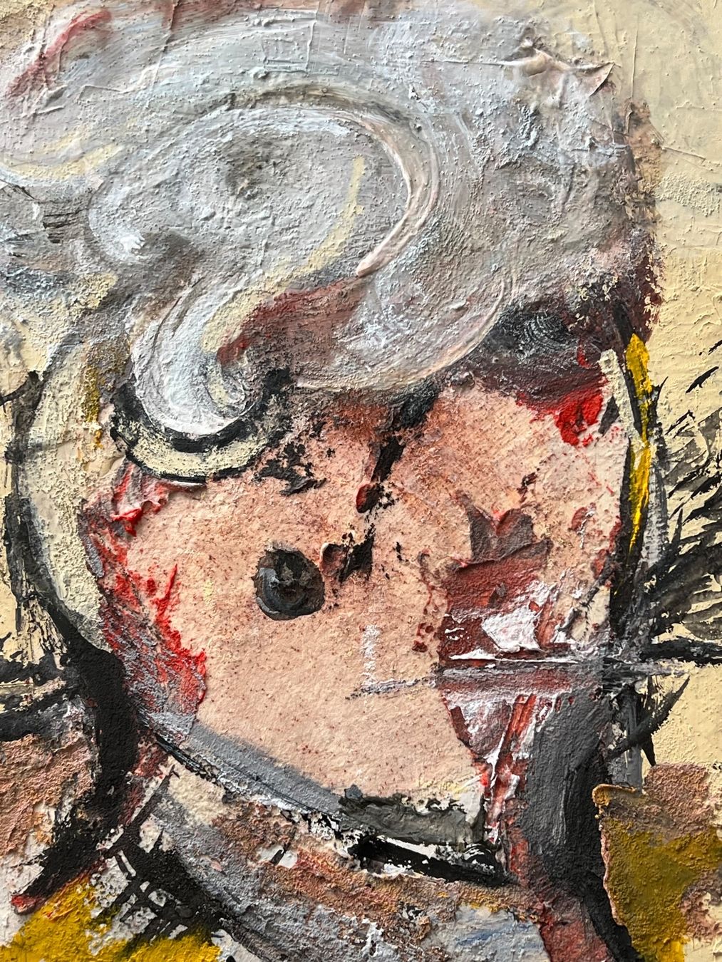 Gemälde: Jean-Pierre Schmid Mischtechnik Gemälde im Echtgoldrahmen 84 – Gebraucht aus Adliswil von buch_und_kunst 5