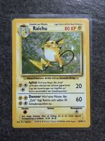 Pokemon Karte Raichu Holo Base Set Deutsch