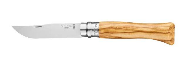 Opinel Taschenmesser: Opinel - N°8 Olivenholz – Neu und originalverpackt aus Kägiswil von nick333