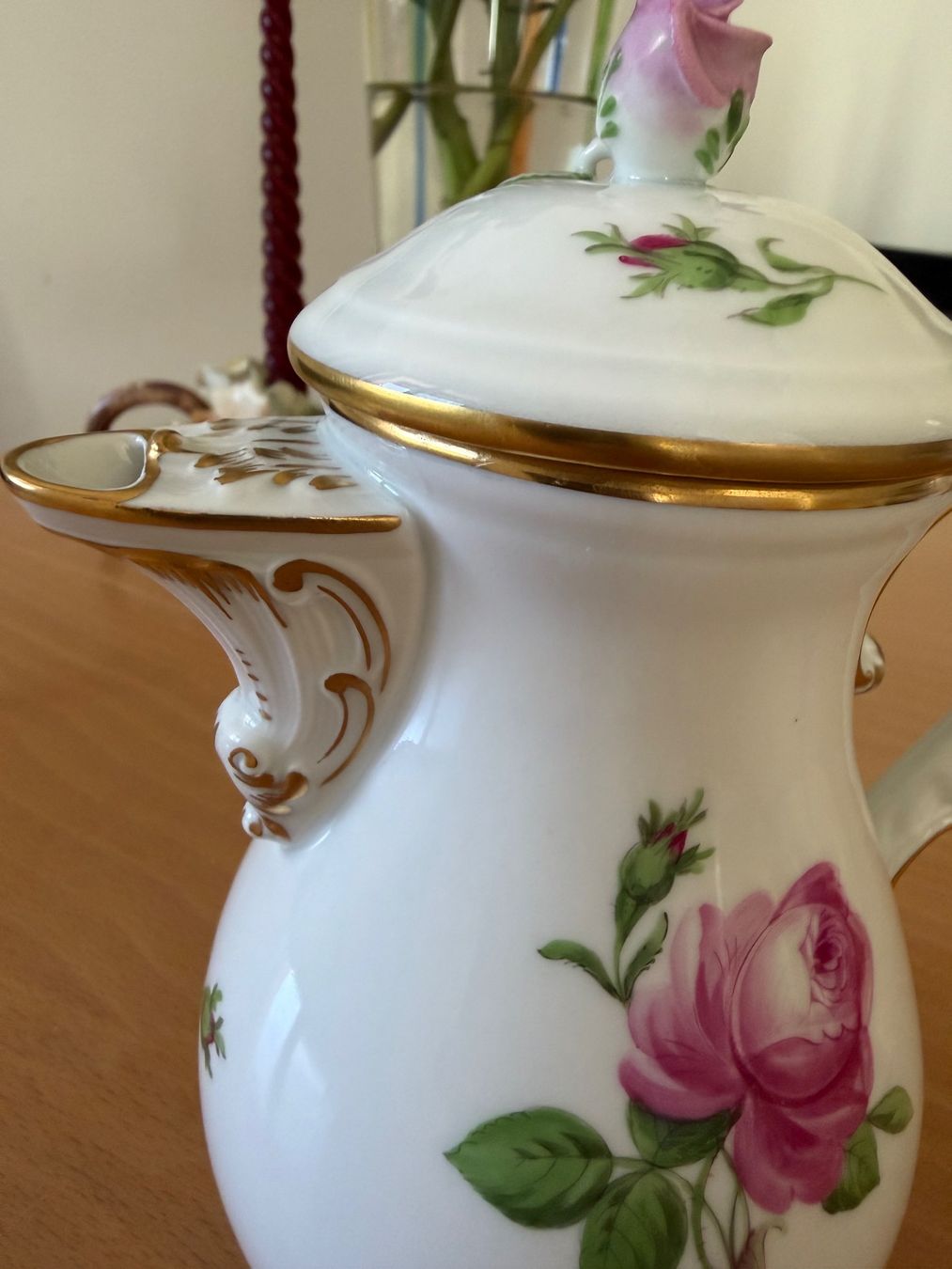 Théières: Meissen Tee oder Kaffee Kanne Rose 4 dl – D'occasion à Nussbaumen AG par normajeanbaker 2