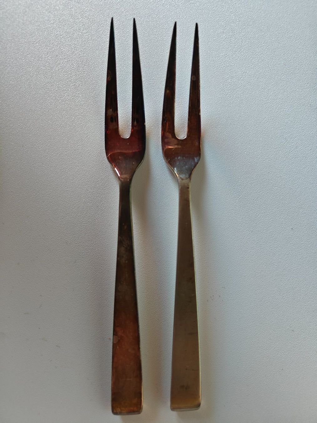 Robbe & Berking Forchette: 2 Robbe & Berking Fleischgabeln Alta Satiniert 925 Sterling – Usato da Wädenswil venduto da alex-maxima