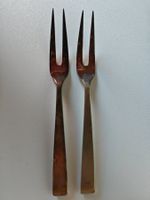 2 Robbe & Berking Fleischgabeln Alta Satiniert 925 Sterling