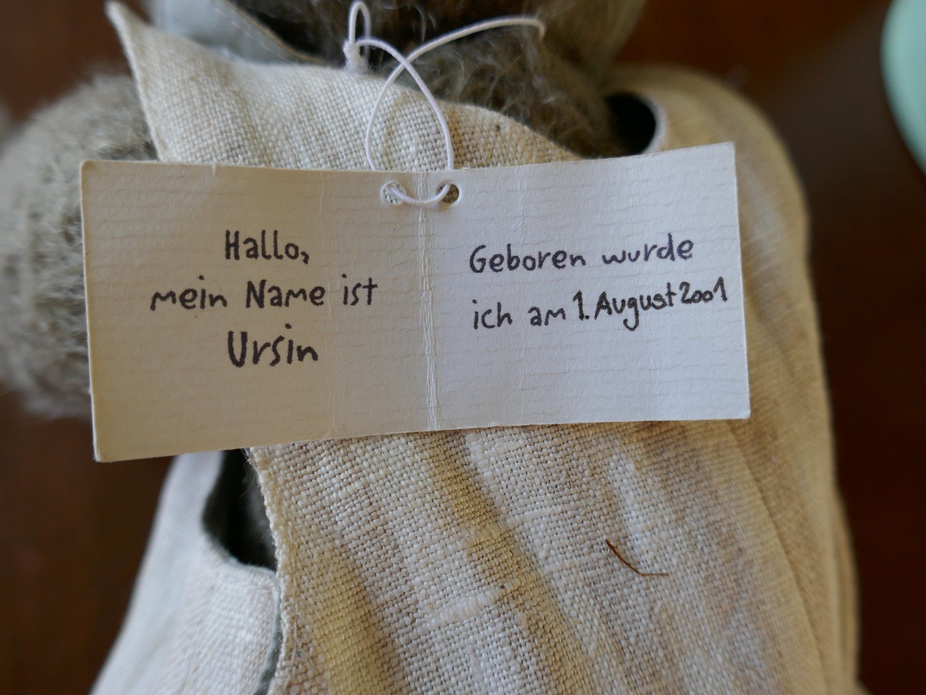 Spielzeuge: Teddy URSIN, aus Naturmaterialien...... – Gebraucht aus Hirschthal von Ruwallkimoos199 2