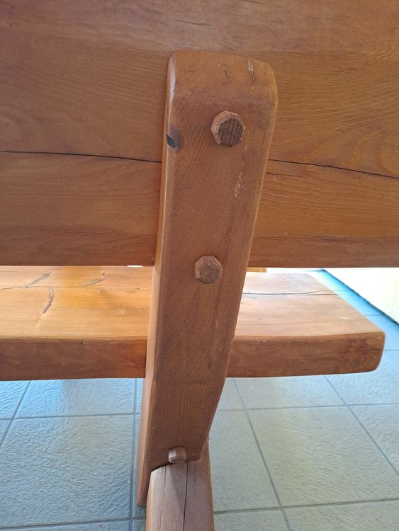 Set di tavolo e panche: Tischset aus massivem Tannenholz / echtes Handwerk / Unikat – Usato da Andwil TG venduto da Natur5 6